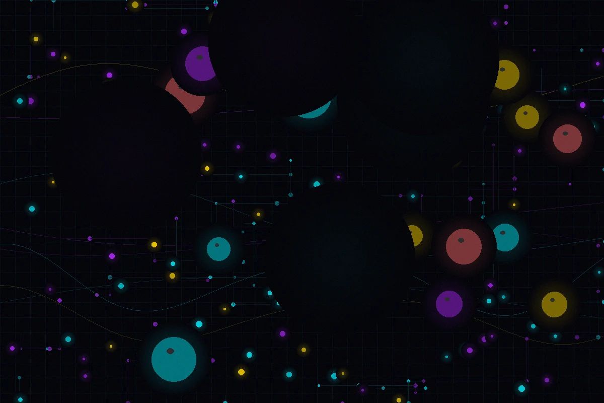 幸运飞艇计划量子数据中心渲染图——服务器机柜发出幽蓝光芒数据流交织成网络